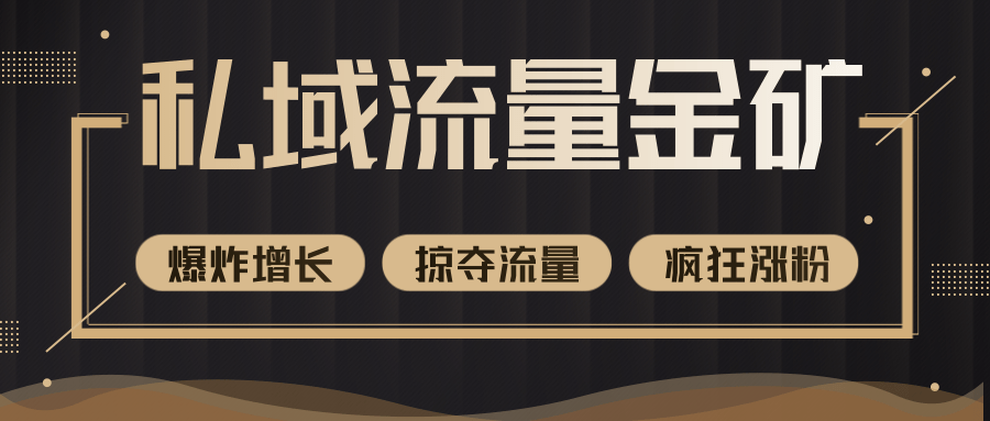 价值2200元私域流量的金矿，循环获取各大媒体精准流量，无限复制网红的精准流量！-闪越社