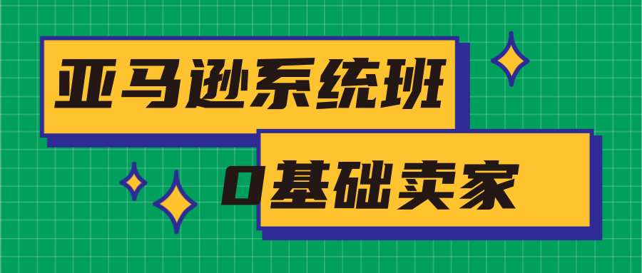 亚马逊系统班，专为0基础卖家量身打造，亚马逊运营流程与架构-闪越社