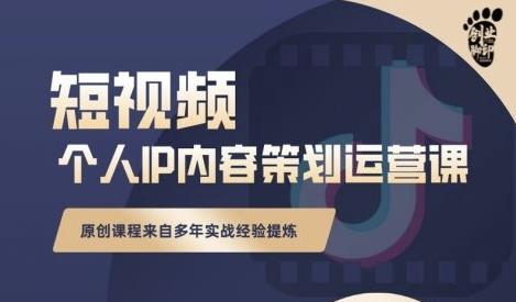 抖音短视频个人ip内容策划实操课，真正做到普通人也能实行落地-闪越社