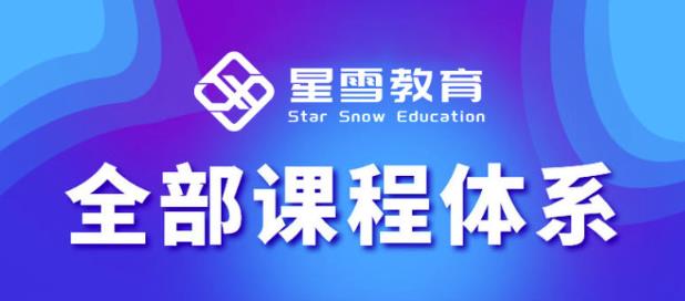 星雪教育淘系高级班，更全的运营提升方案，零基础由浅入深，店铺最新玩法-闪越社