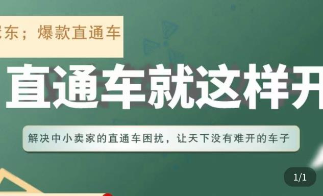 冠东·淘系直通车保姆级教程，全面讲解直通车就那么简单-闪越社