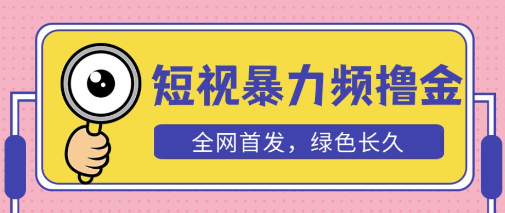 外面收费1680的短视频暴力撸金，日入300+长期可做，赠自动收款平台-闪越社