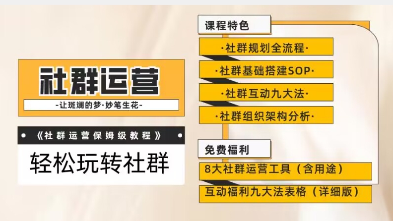 【社群运营】保姆式教程：九大互动法，八款社群运营工具助你轻松玩转社群【揭秘】-闪越社