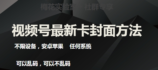 梅花实验室社群最新卡封面玩法3.0，不限设备，安卓苹果任何系统-闪越社