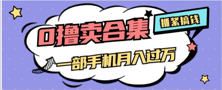 0撸项目月入过万，售卖全套ai工具合集，一单29.9元，一部手机即可【揭秘】-闪越社