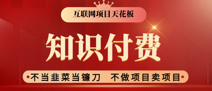 2024互联网项目天花板，新手小白也可以通过知识付费月入10W，实现财富自由【揭秘】-闪越社