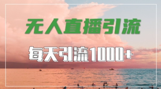 抖音快手视频号全平台通用，无人直播引流法，超暴力引流1000+高质量精准创业粉【揭秘】-闪越社